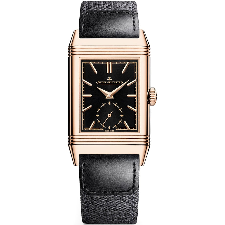 Jaeger-LeCoultre Rose Gold Reverso Tribute Small Seconds Watch 27.4mm
