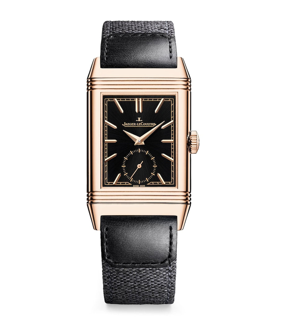 Jaeger-LeCoultre Rose Gold Reverso Tribute Small Seconds Watch 27.4mm