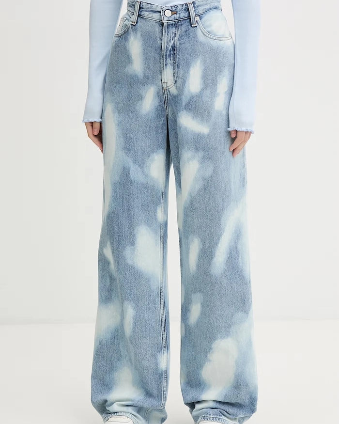 Tommy Jeans wide leg kadın kot pantolon