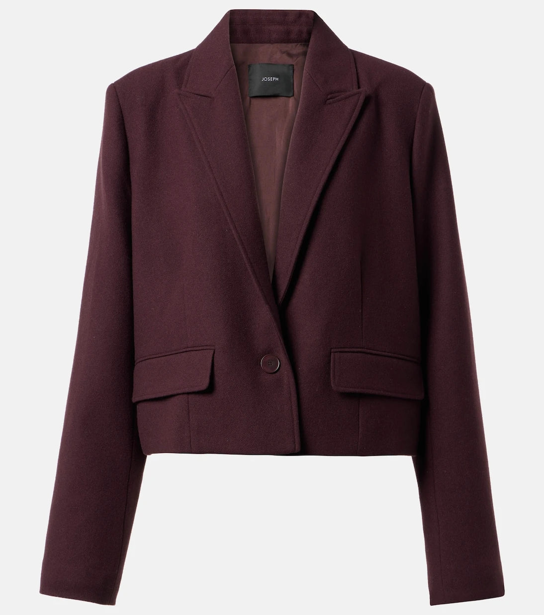 Joseph - Cropped single-breasted wool jacket