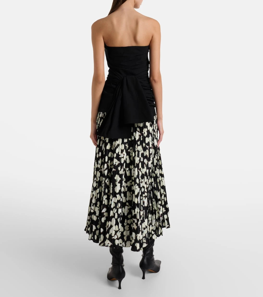 Proenza Schouler - White Label Runa printed twill midi skirt
