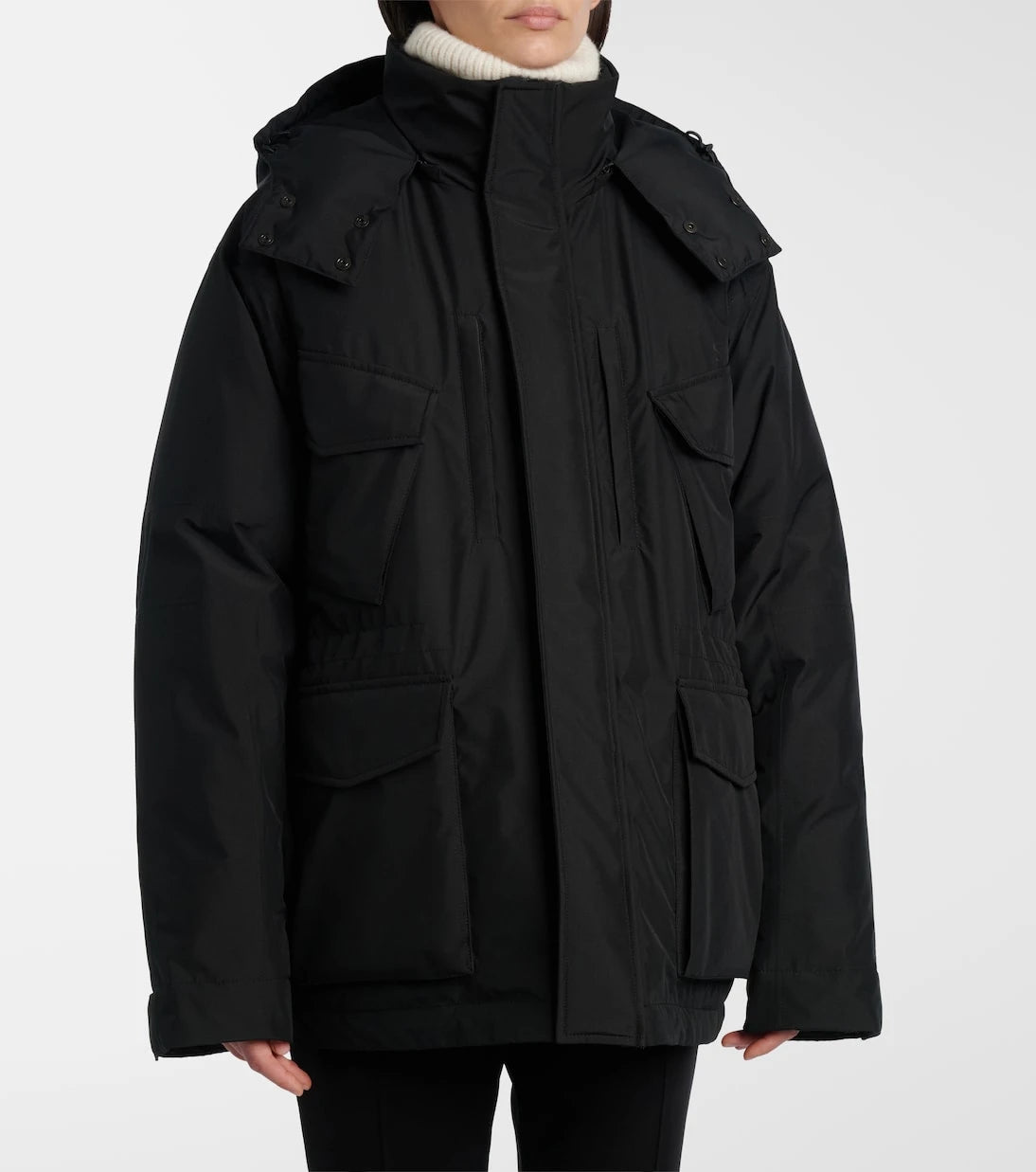 Saint Laurent - Technical canvas down ski jacket