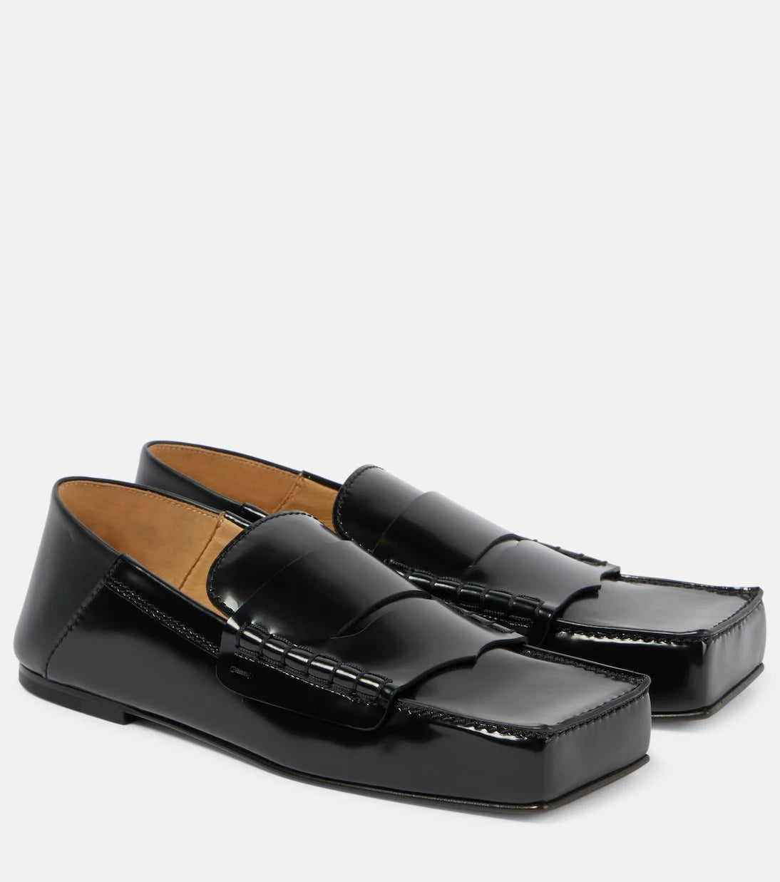 Jacquemus - Les Mocassins Carré leather loafers