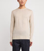 Beige Extrafine Merino Wool Sweater
