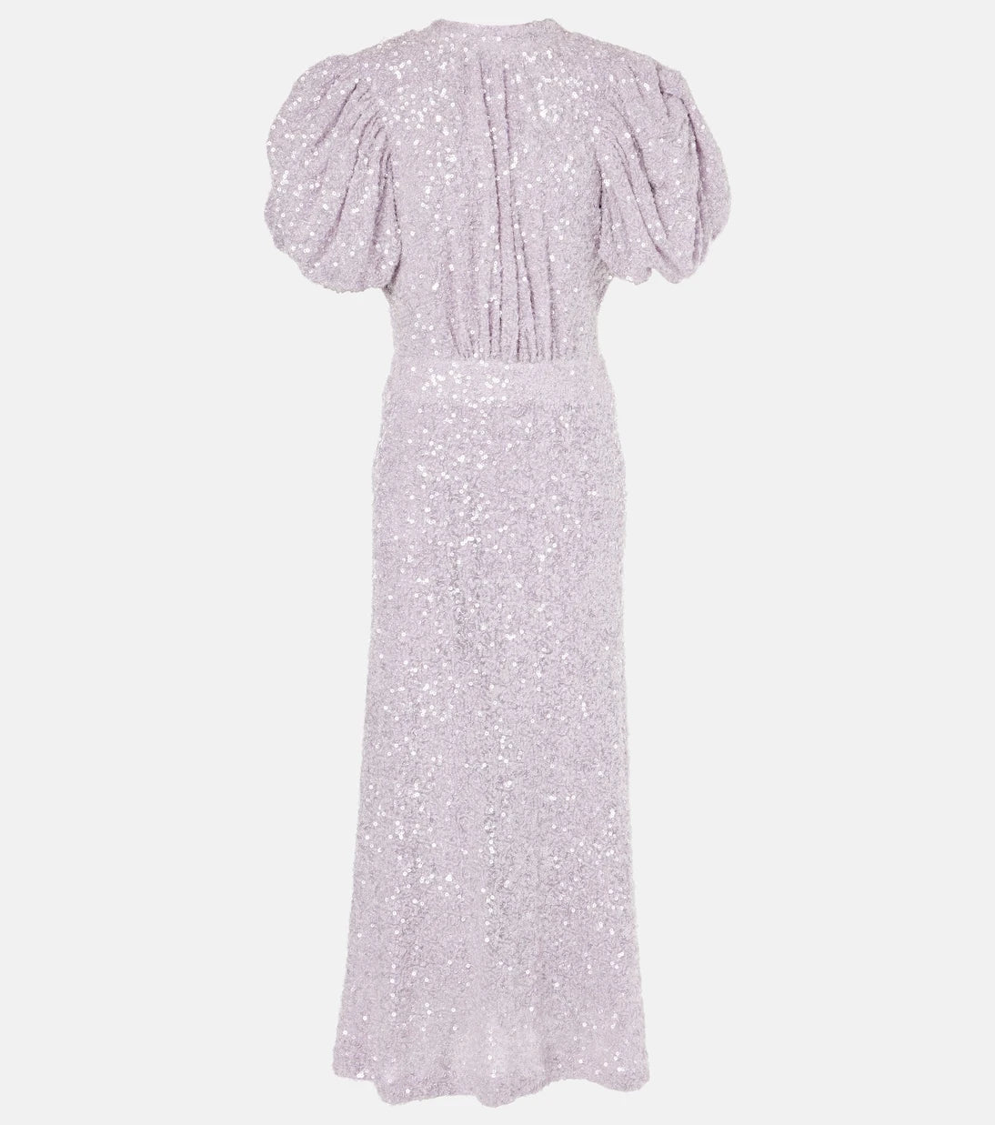 Rotate - Sequined open-back maxi dress