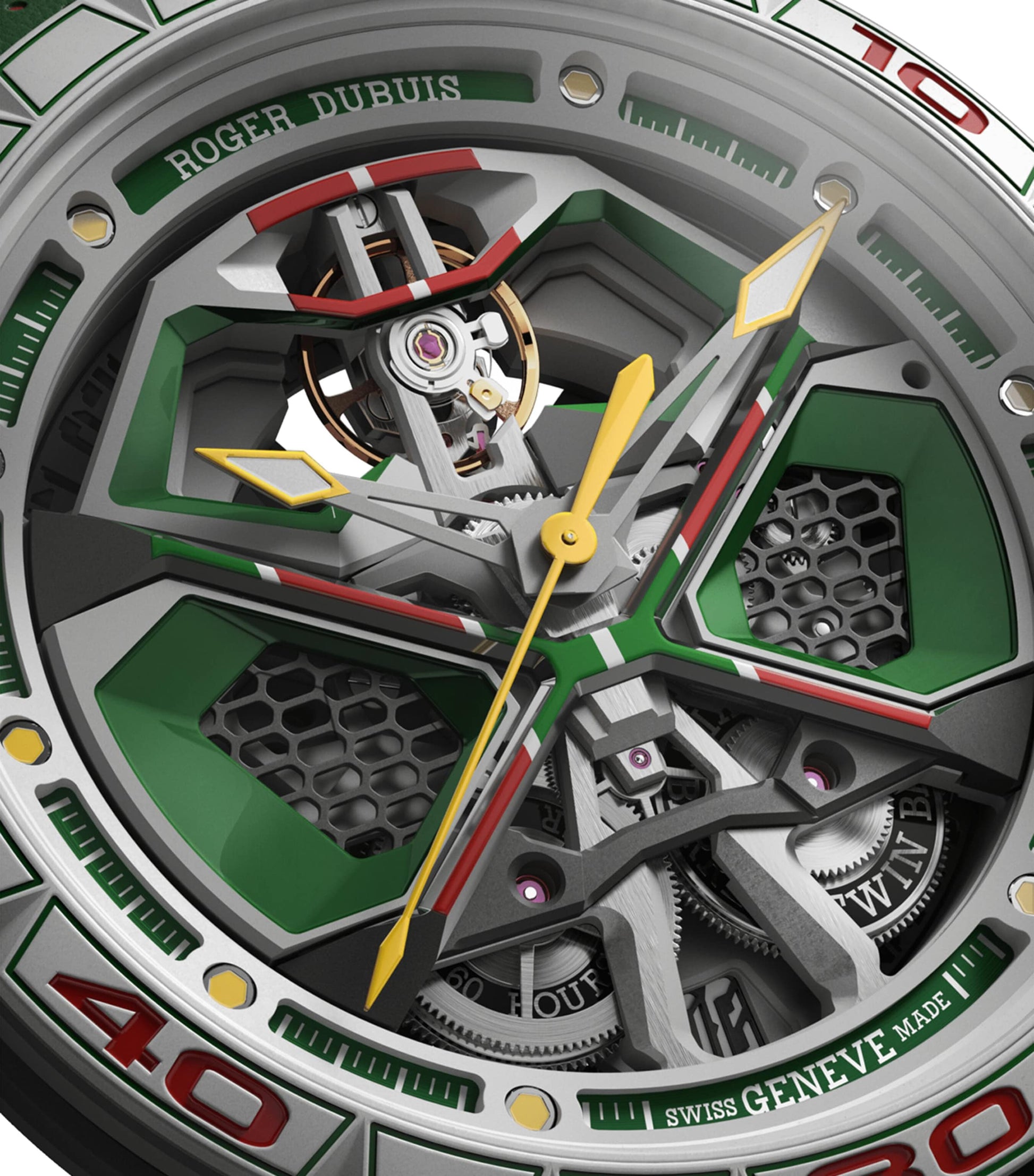 Roger Dubuis x Lamborghini MCF Excalibur Spider Huracán Watch 45mm