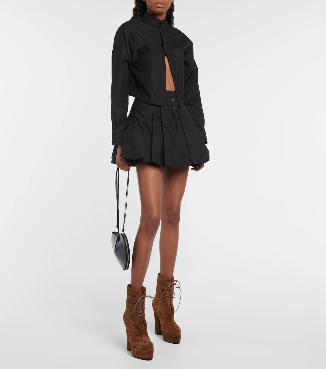 Alaïa - Trekk suede ankle boots