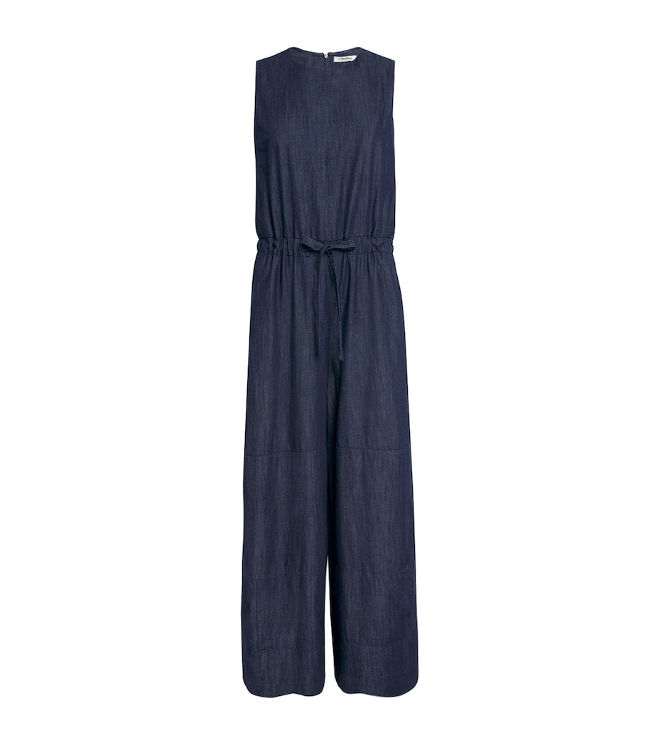 Max Mara Blue Denim Denise Jumpsuit