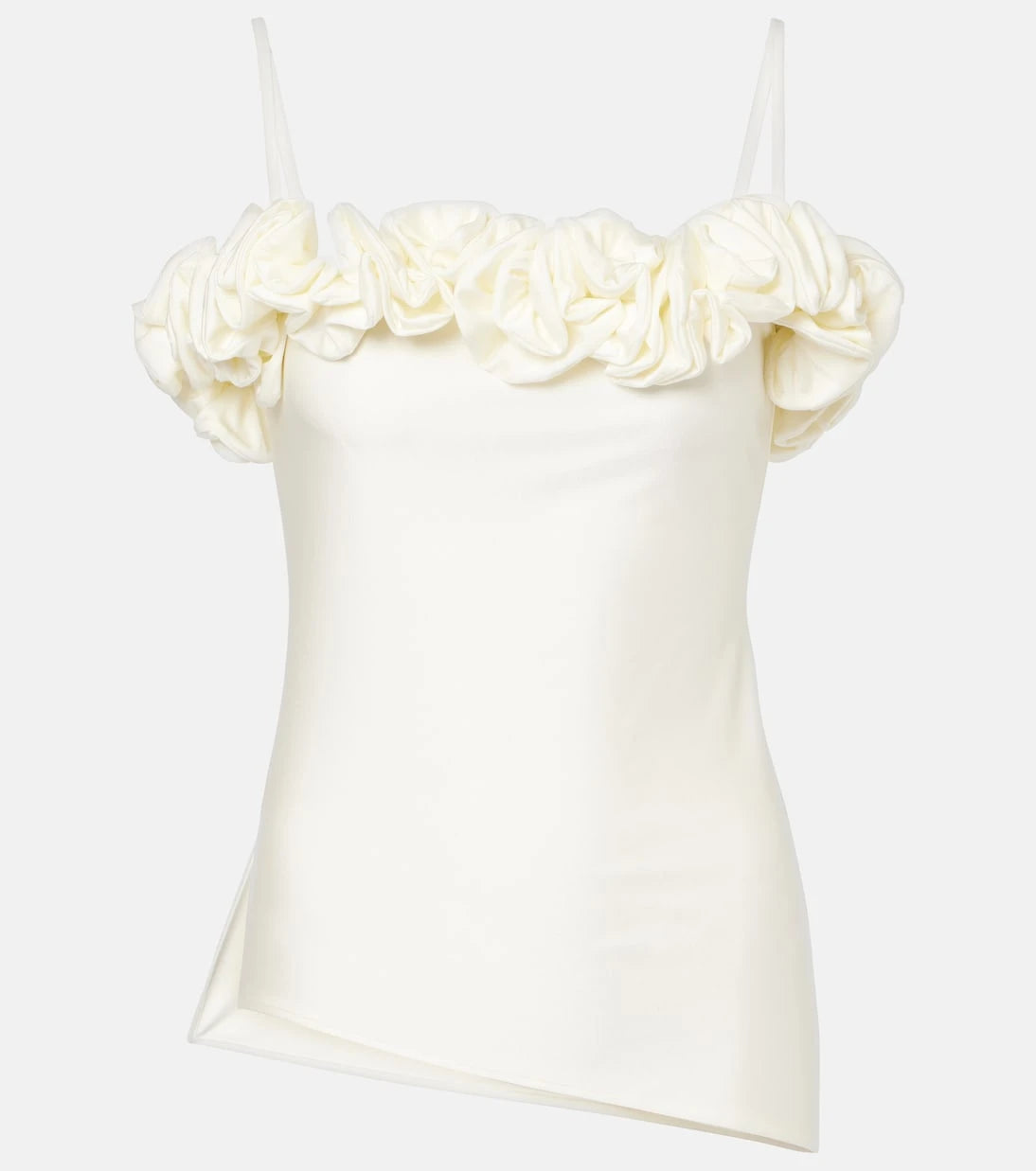 Coperni - Ruffled off-shoulder top