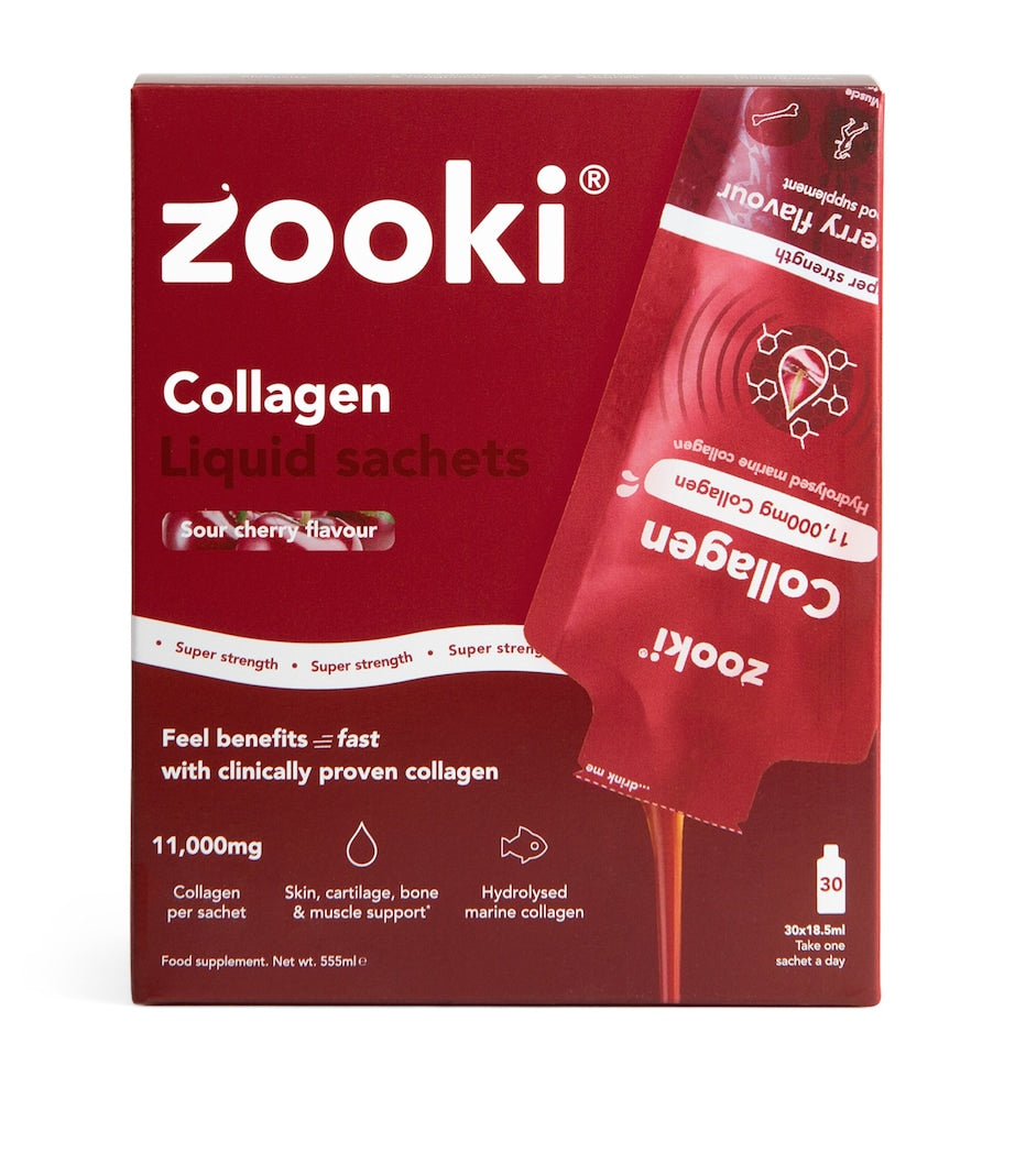 YourZooki Liposomal Super Strength Marine Collagen 11000mg Liquid Sachets (Pack of 30)