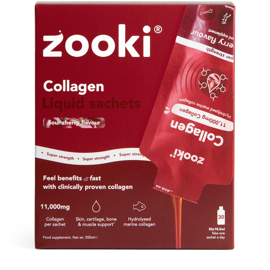 YourZooki Liposomal Super Strength Marine Collagen 11000mg Liquid Sachets (Pack of 30)