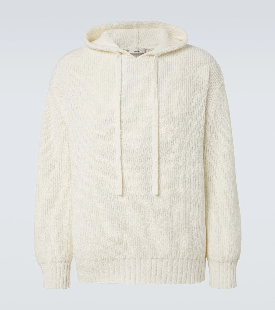 Commas - Knitted cotton hoodie