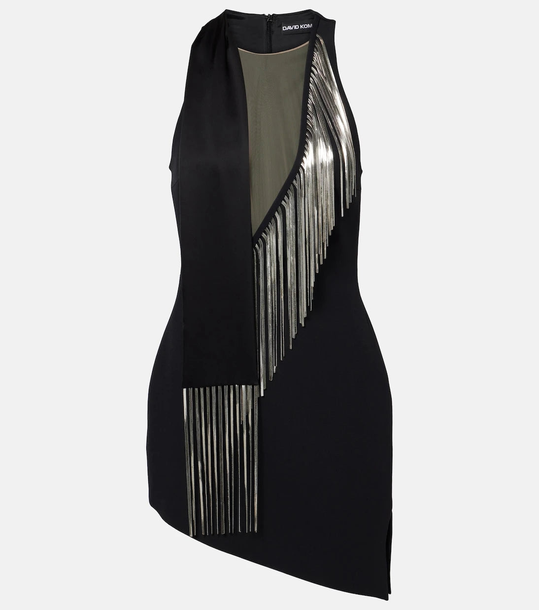 David Koma - Metal-trimmed midi dress
