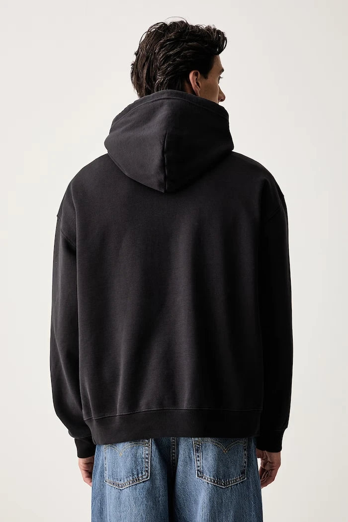 Levi's kapüşonlu erkek pamuklu sweatshirt WORKWEAR PO