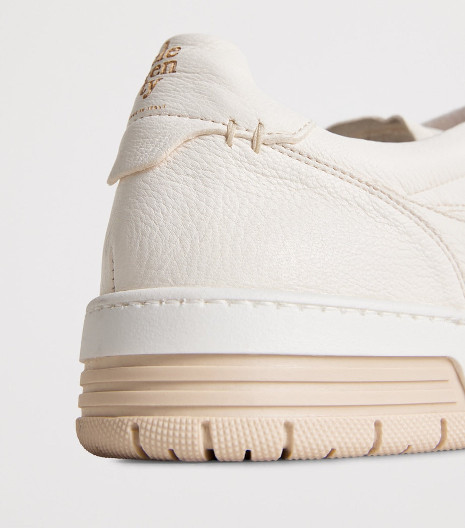 Eleventy Deerskin Low Sneakers