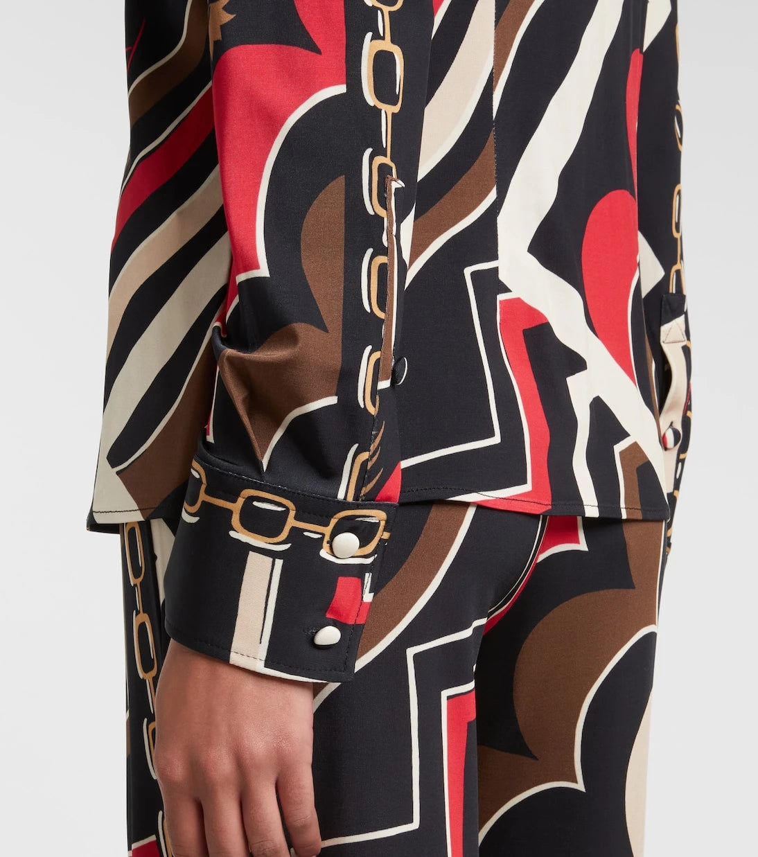 Pucci - Istrice satin jersey shirt