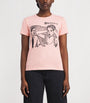 MOTHER Pink The Boxy Goodie T-Shirt
