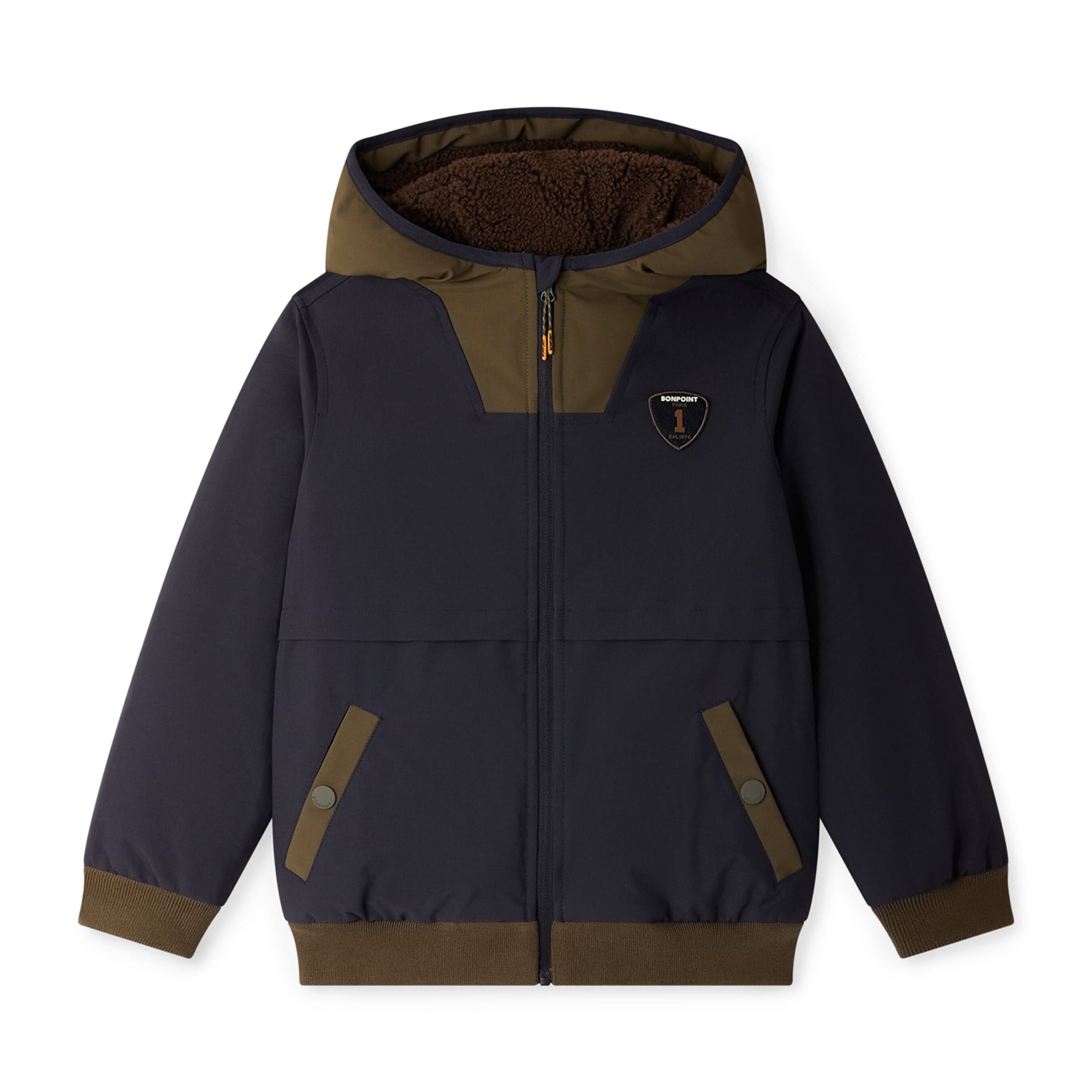 Bonpoint Logo Crest Puffer Jacket (4-8 Years)