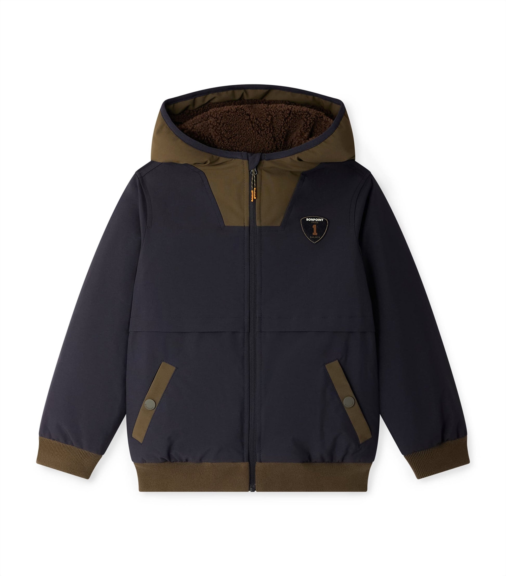 Bonpoint Logo Crest Puffer Jacket (4-8 Years)