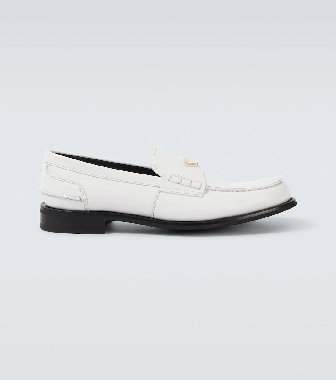 Prada - Leather loafers