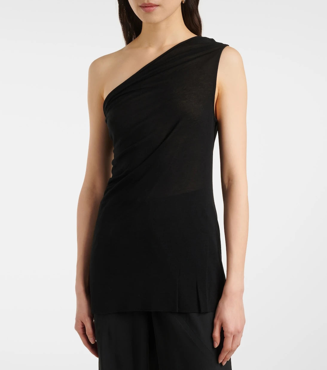 Rick Owens - Athena draped one-shoulder top