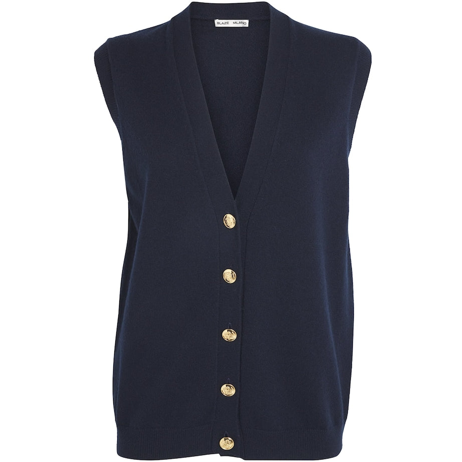 Wool-Cashmere Highland Gilet