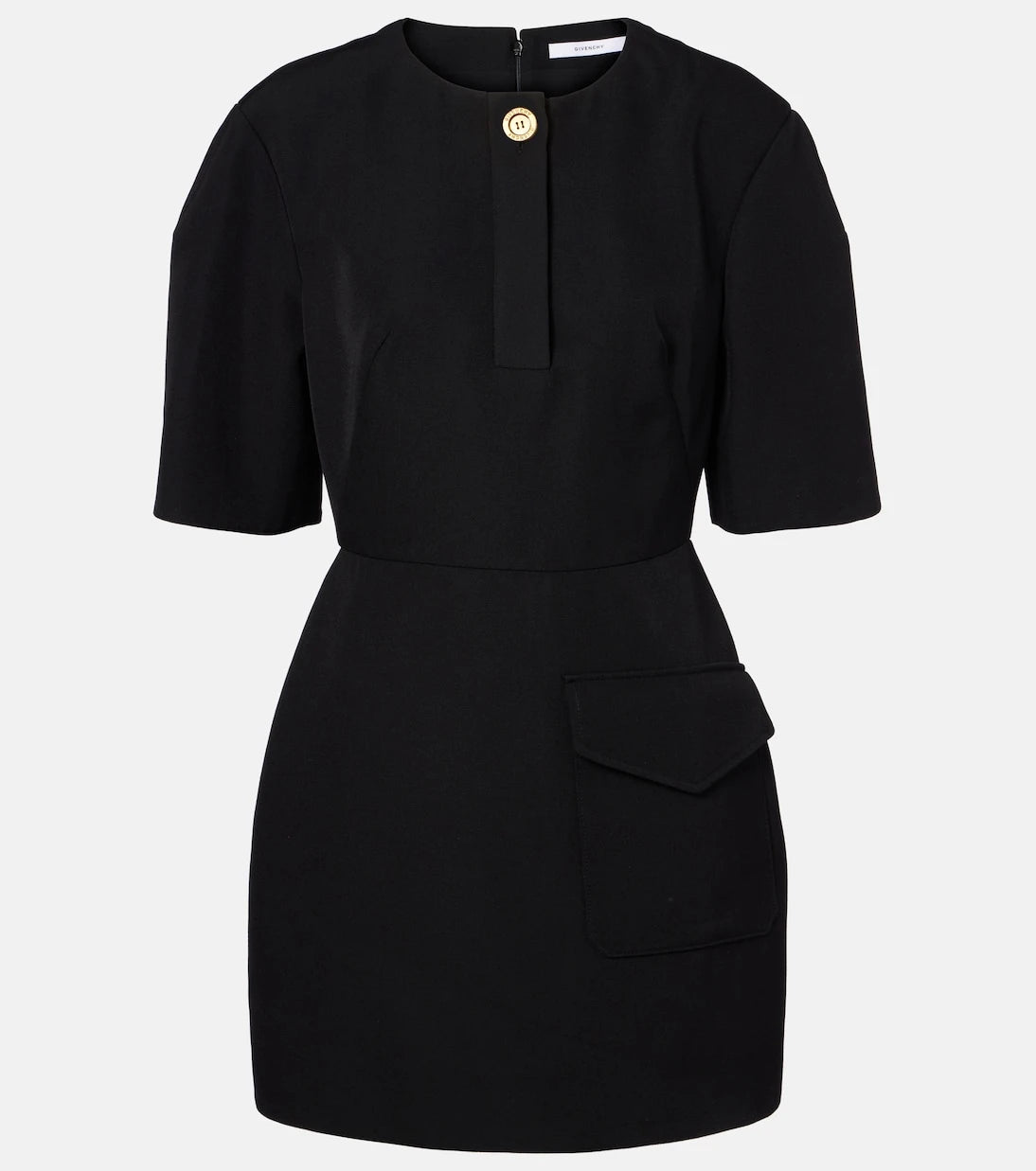 Givenchy - Wool grain de poudre minidress