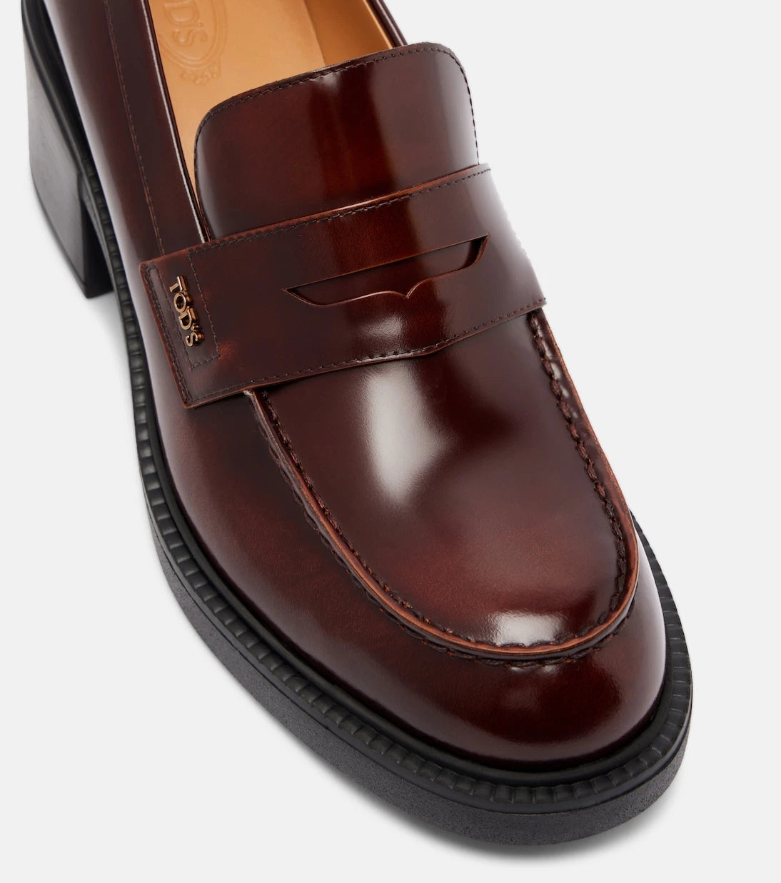 Tod's - Leather loafer pumps