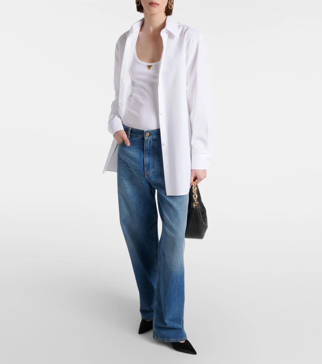 Valentino - Oversized cotton shirt