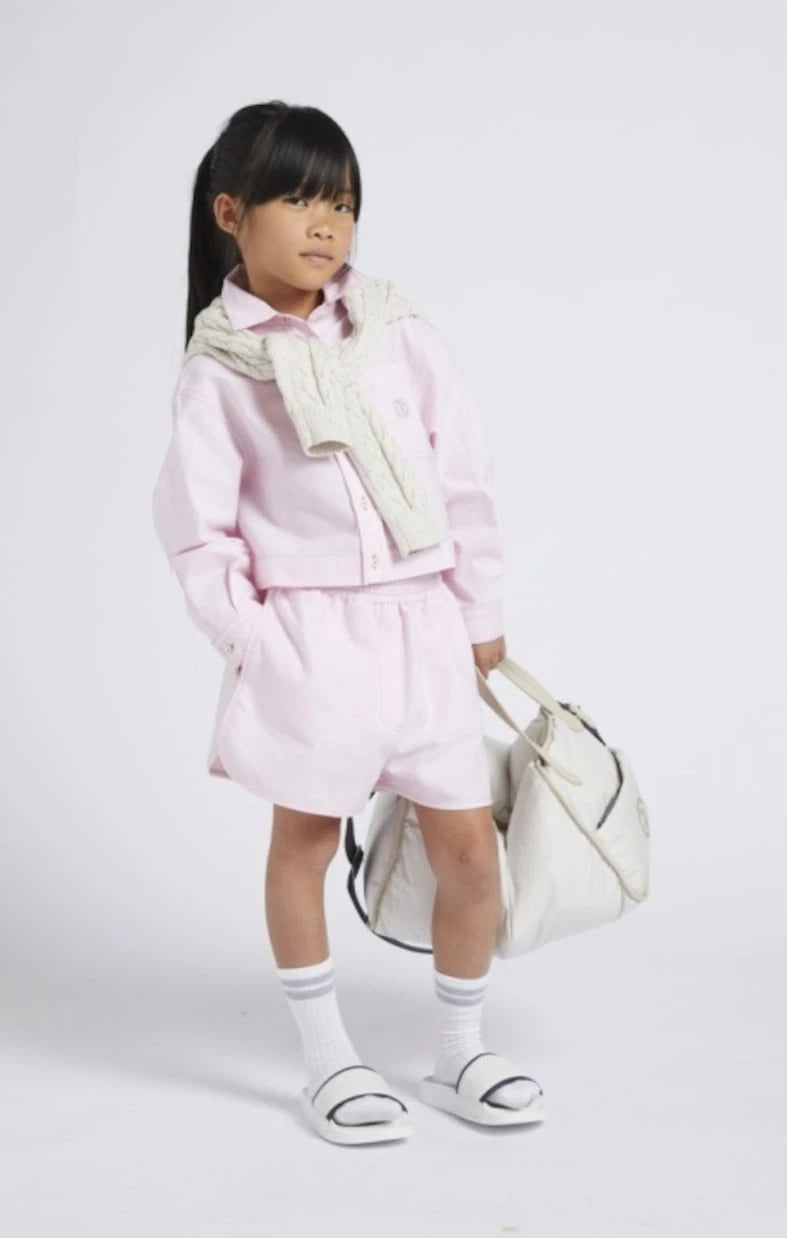 Brunello Cucinelli Kids - Cotton Bermuda shorts