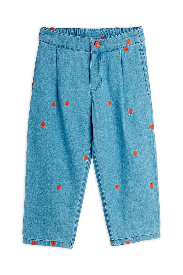 Детски дънки Mini Rodini Mini hearts
