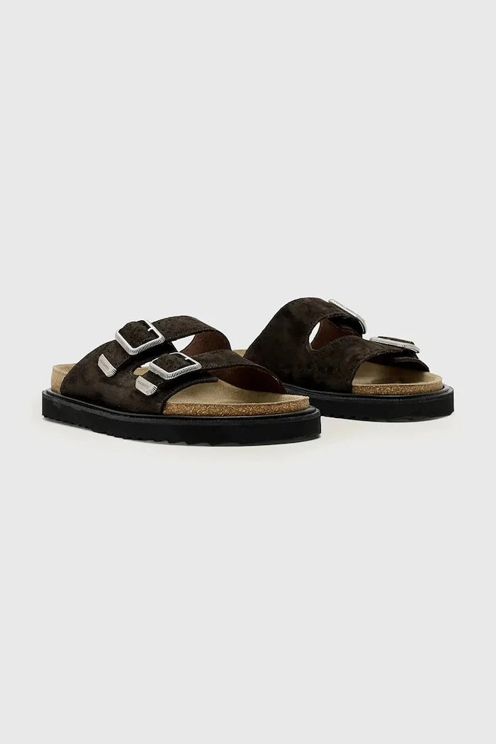 Велурени чехли AllSaints Randal Sandal