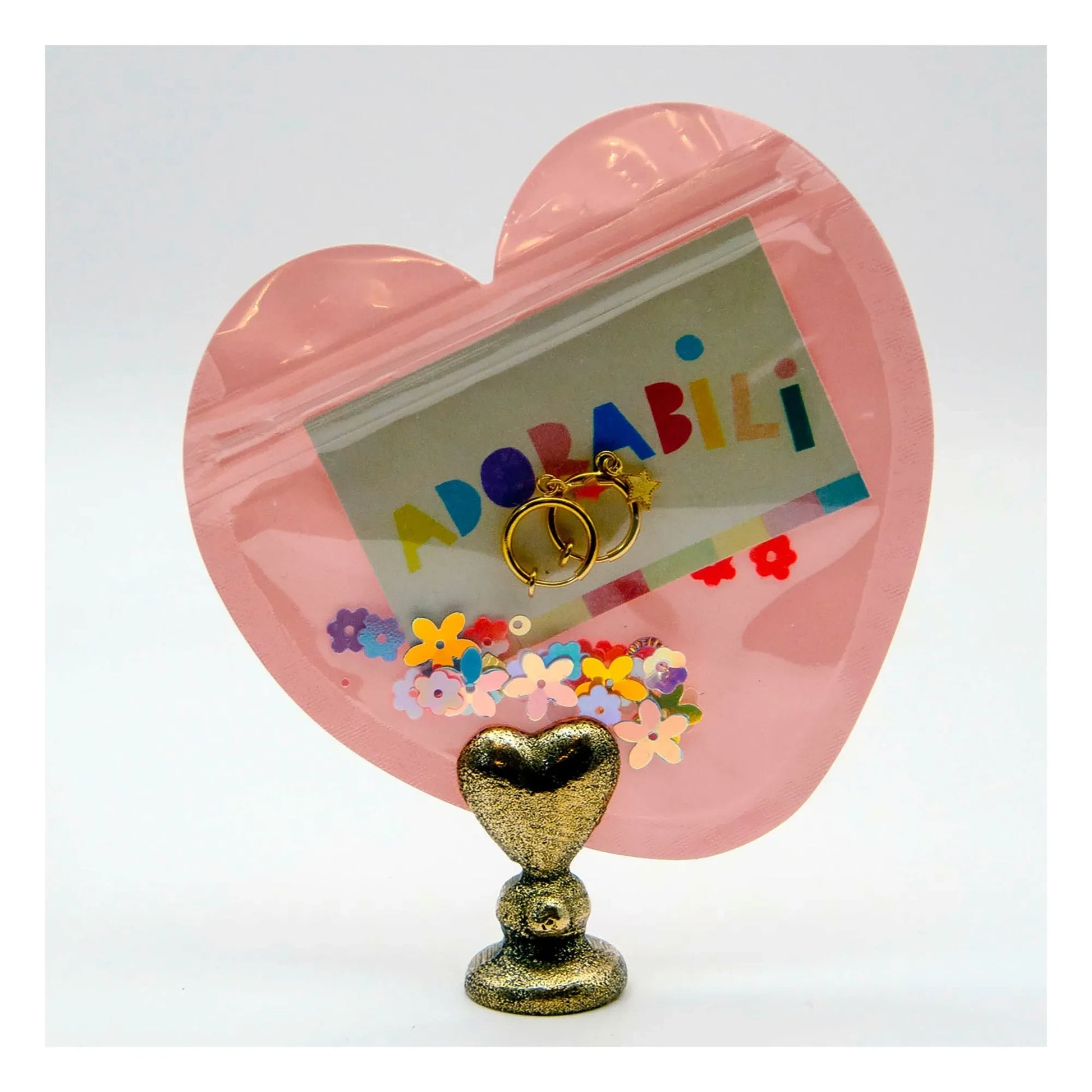 Adorabili - Clip-on Creoles | Gold