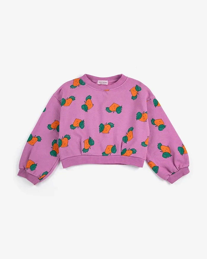 Bobo Choses Tangerine Çocuk Pamuklu Sweatshirt
