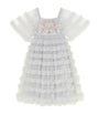 Silver Cotton Blooming Blossom Dress (12 Years)