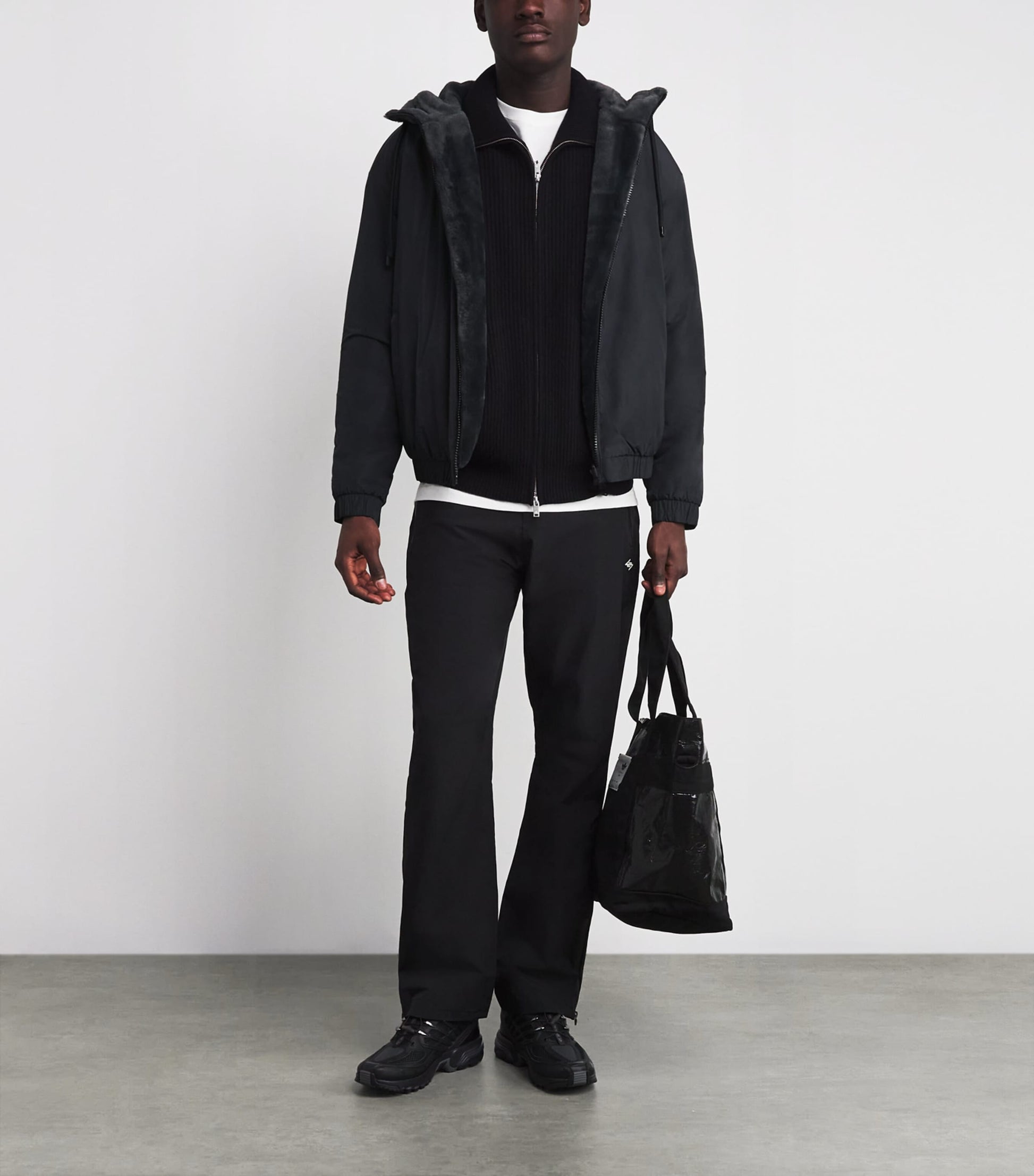 Moose Knuckles Grey Reversible Borden Jacket