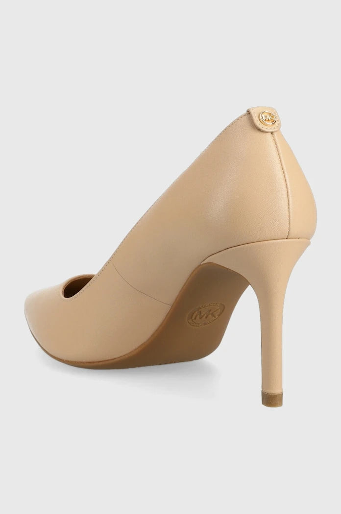 Кожени обувки с висок ток MICHAEL Michael Kors Alina