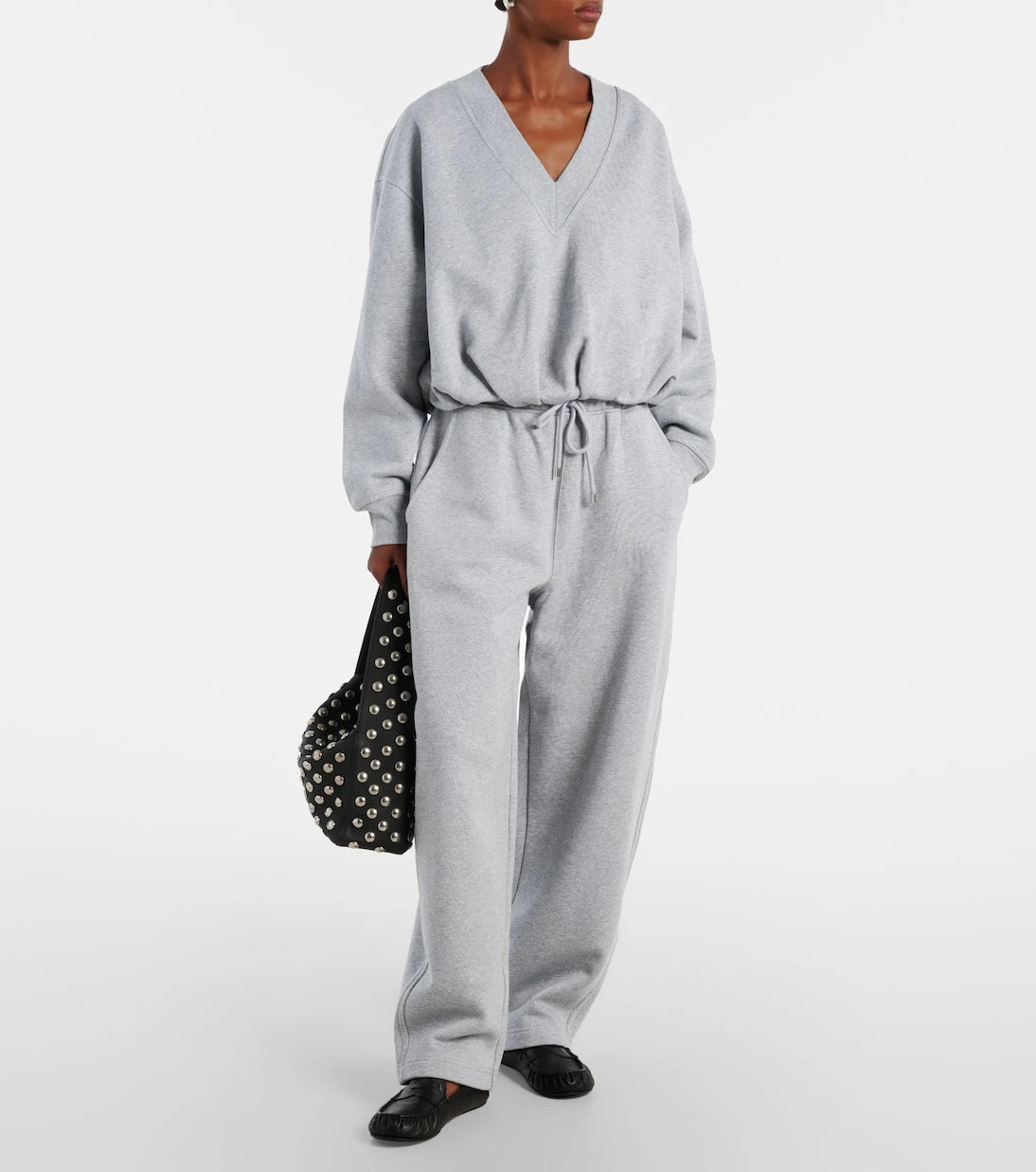 Sportmax - Colleg cotton-blend jersey sweatshirt