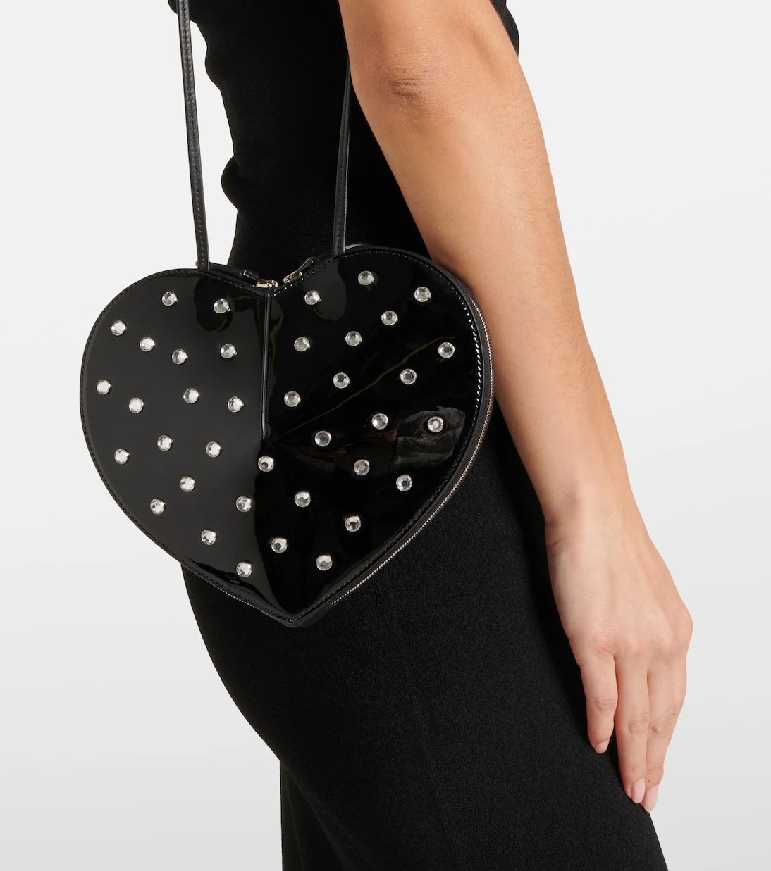 Alaïa - Le Cœur studded leather crossbody bag