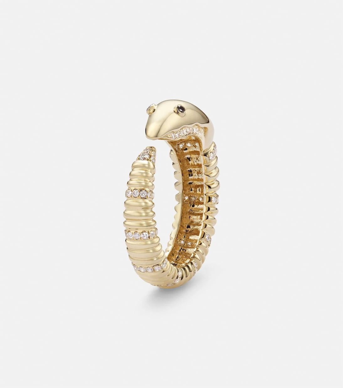 Yvonne Léon - Écrevisse 9kt gold ring with diamonds