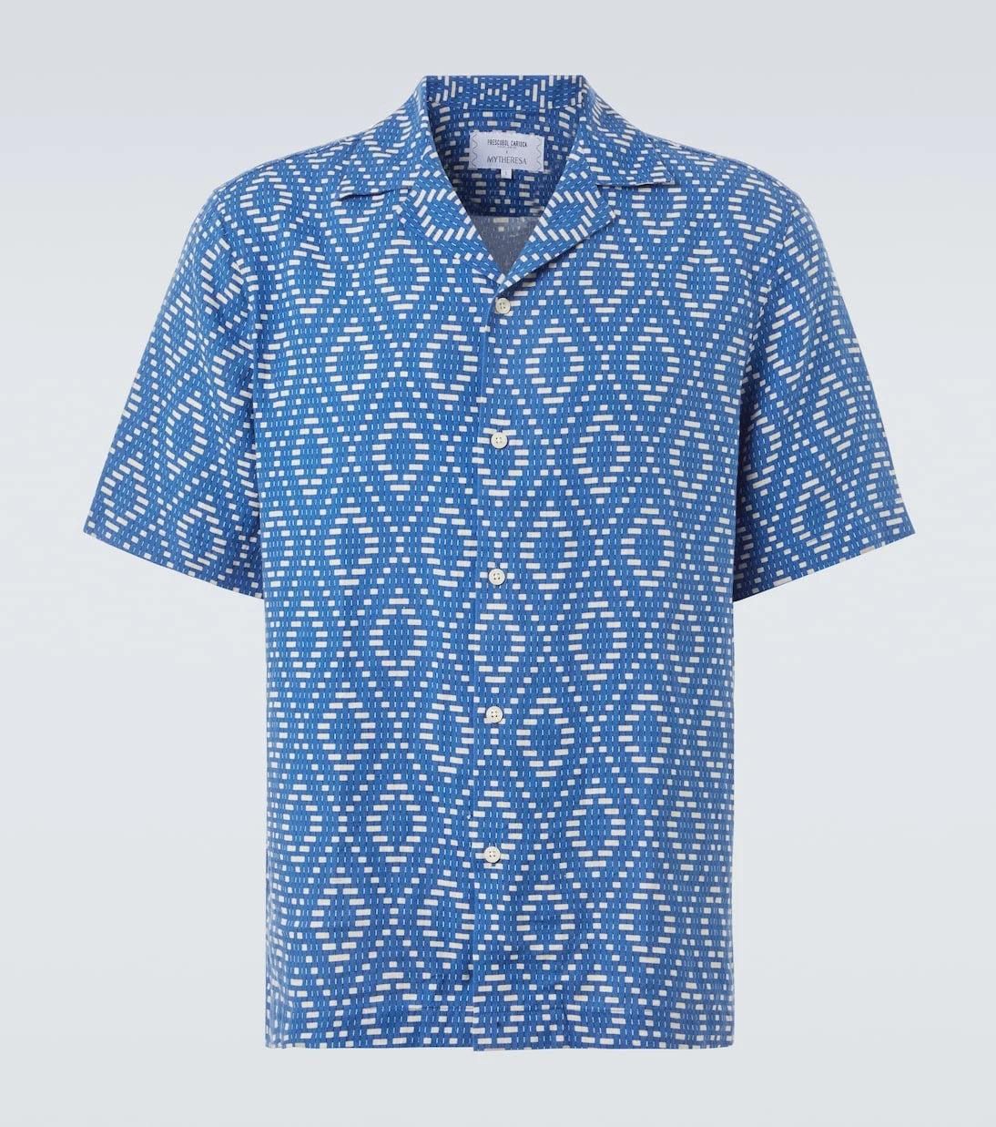 Frescobol Carioca - Roberto printed linen shirt