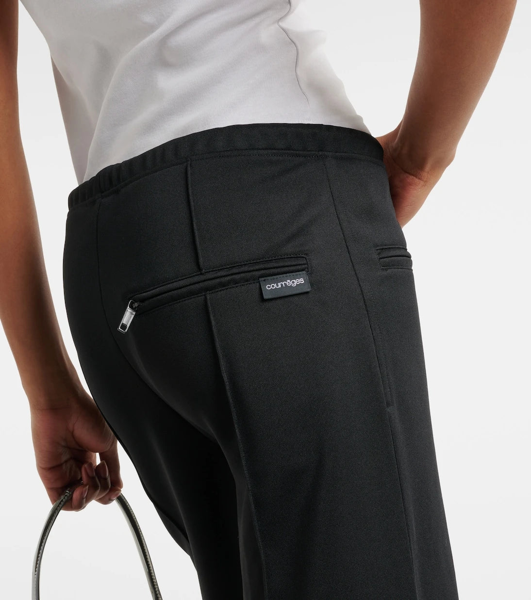 Courrèges - Interlock logo jersey track pants