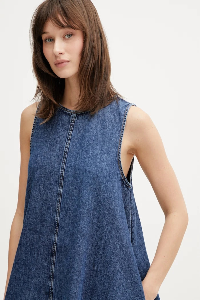 Tommy Jeans denim yazlık elbise