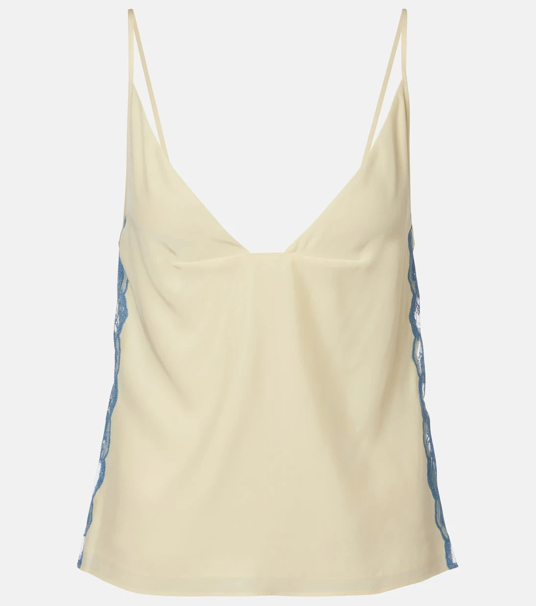 SIR - Lace-trimmed silk camisole
