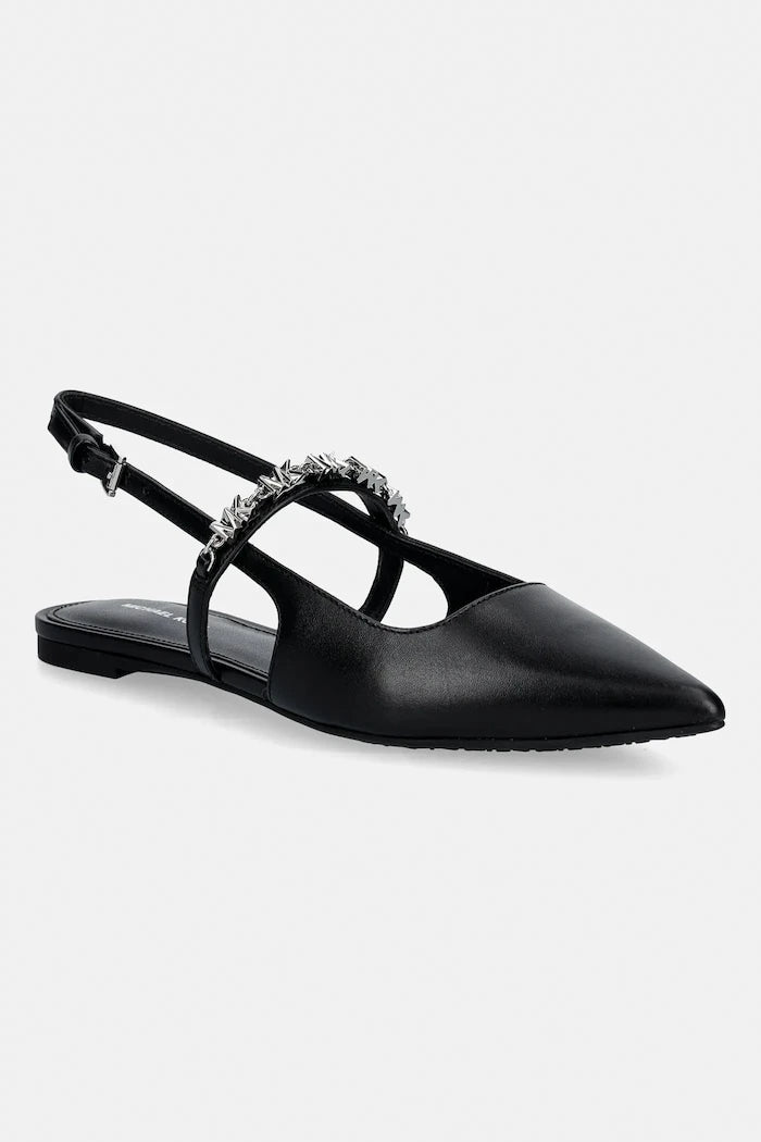 Кожени балеринки MICHAEL Michael Kors Dina Flex Sling Flat