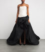 Marmar Halim Multi Mikado-Taffeta Strapless Gown