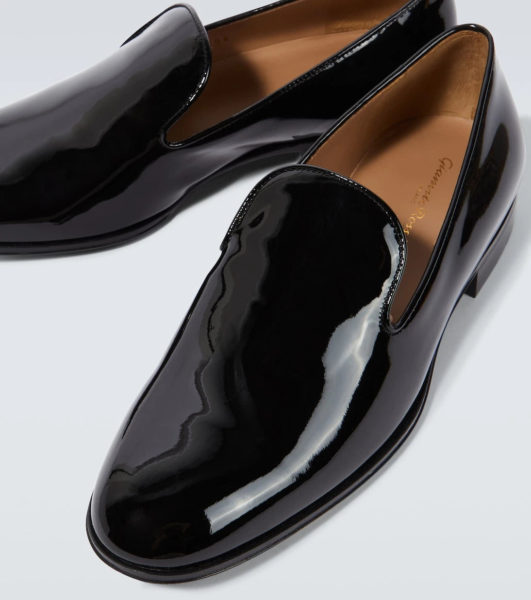 Gianvito Rossi - Jean patent leather loafers