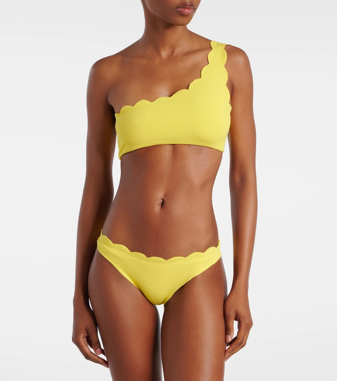 Marysia - Santa Barbara scalloped bikini top