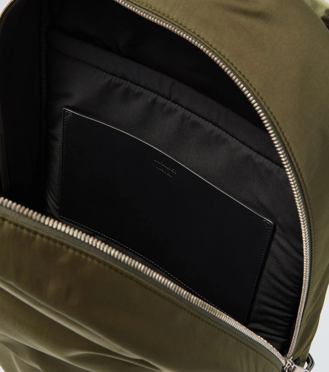 Jil Sander - Leather-trimmed backpack