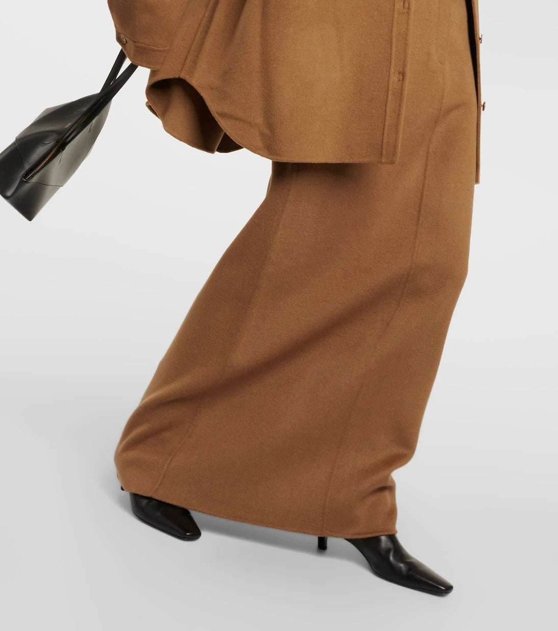 The Frankie Shop - Malvo wool-blend maxi skirt